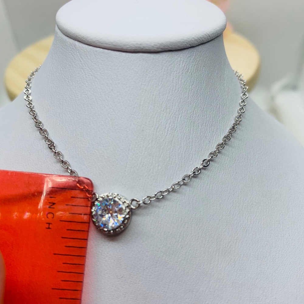 🌟 Gold Plated CZ Necklace - Picture 2 of 5